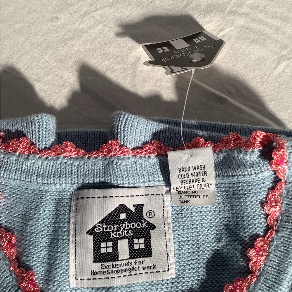 Storybook knit “Dancing Butterfly sweater and tank. - Picture 9 of 9